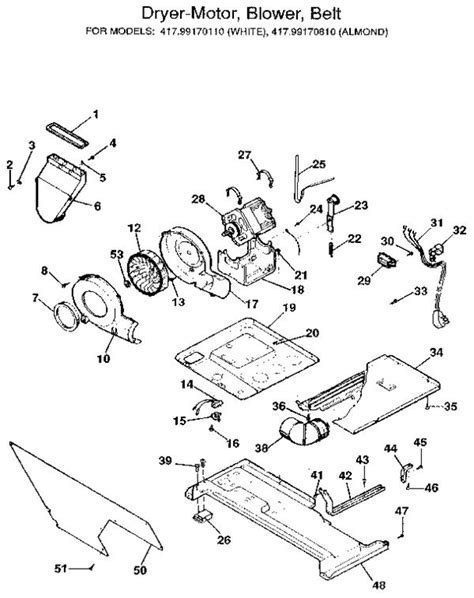 Kenmore Dryer Belt Diagram