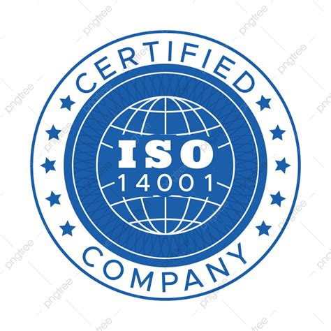 Iso 14001 Certified Company Logo Badge, Iso 14001, Iso Certified, Iso ...