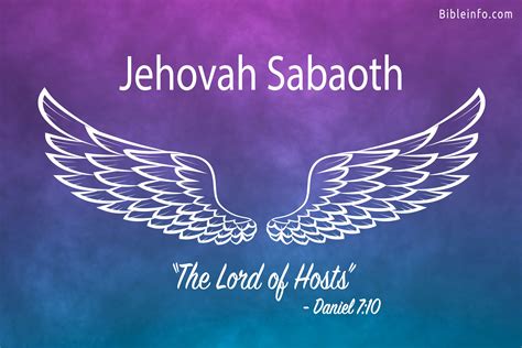 What does Jehovah Sabaoth mean?