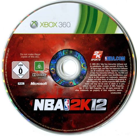 NBA 2K12 (2011) box cover art - MobyGames