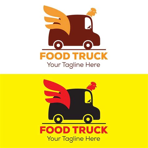 Food Truck Logo Template 10879854 Vector Art at Vecteezy