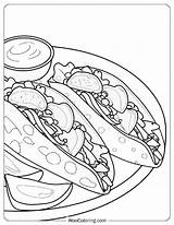 30 Taco Coloring Pages Free PDF To Print  Woo sketch template