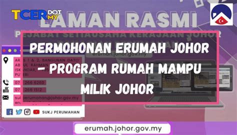 PERMOHONAN ERUMAH JOHOR - PROGRAM RUMAH MAMPU MILIK JOHOR - TCER.MY