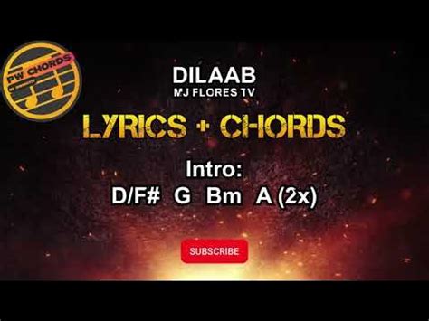 Dilaab by MJ Flores | Lyrics & Chords - YouTube