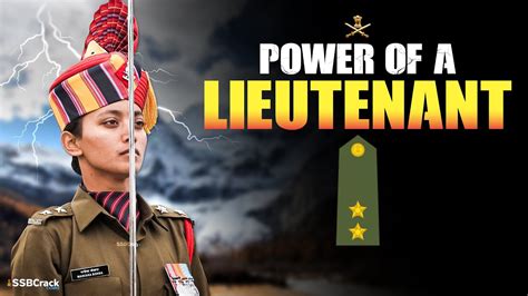 Power and Duty of a Lieutenant | Indian Army - YouTube