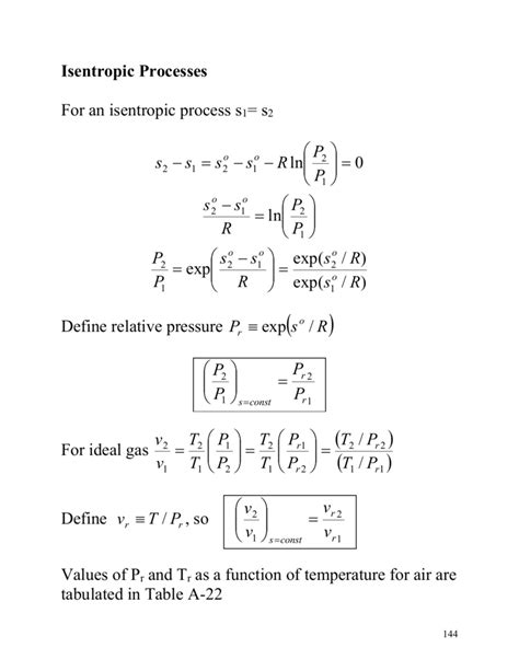 Isentropic Processes