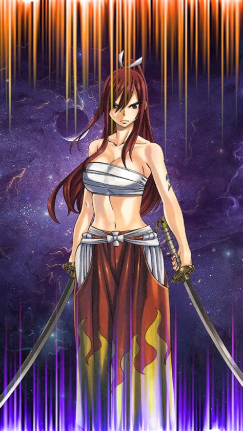 Erza Scarlet, fairy, tail, HD phone wallpaper | Peakpx