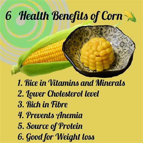 6 Benefits of Corn | Corn health benefits, Protein sources, Healthy snacks