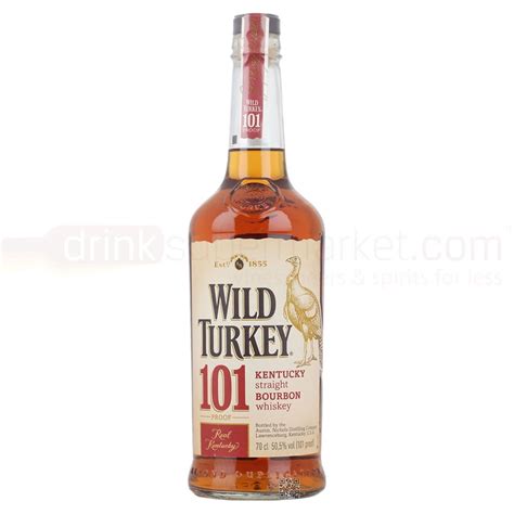 WILD TURKEY 101 PROOF BOURBON WHISKEY LTR for only $26.49 in online liquor store.