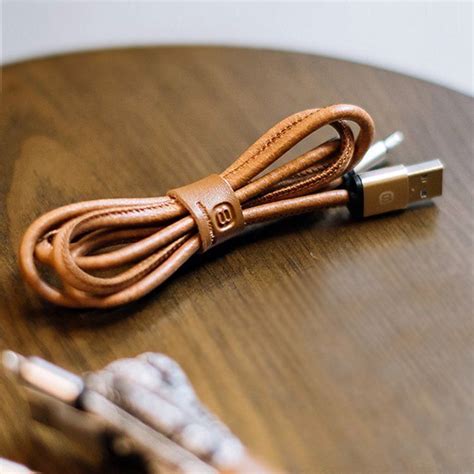 Fancy - Leather Lightning Cable | Leather, Lightning cable, Leather accessories