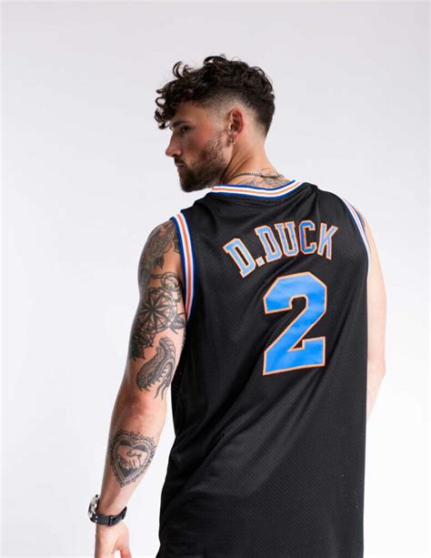 Daffy Duck #2 Space Jam Tune Squad Basketball Jersey – 99Jersey®: Your ...