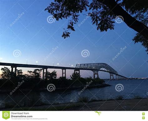 Bridge at sunset stock photo. Image of sunset, bush, tree - 79894318