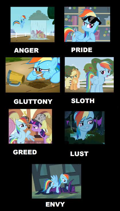 ancient my little pony memes on Twitter: "Happy Rainbow Dash day, everypony..."