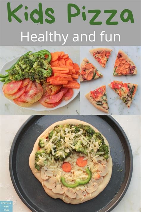 Healthy Kids Pizza Recipe with Pillsbury Pizza Crust and Vegetables