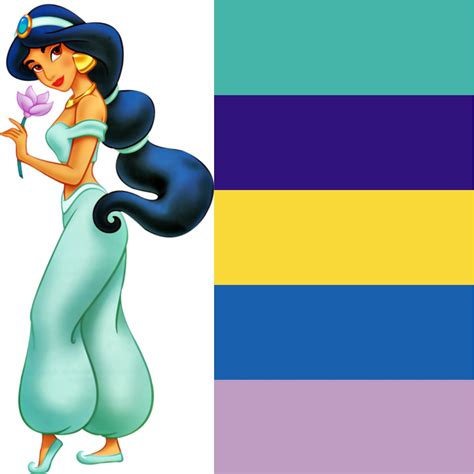 Princess Jasmine Color Palette