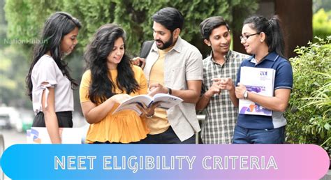 NEET Eligibility Criteria 2025 12th Marks, Percentage, Age Limit‣ Who can Apply for NEET?