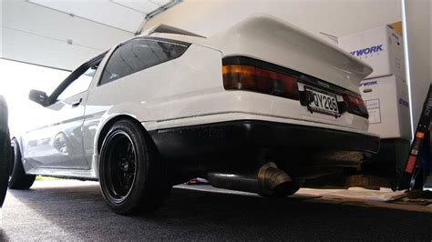 Toyota TRUENO AE85 Turbo Engine Start Sound - YouTube