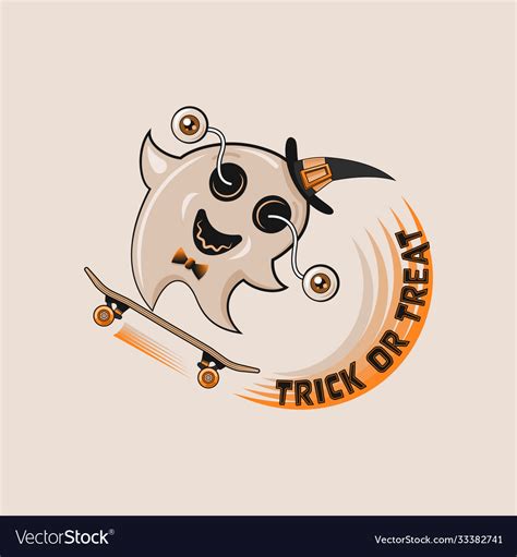 Trick or treat card design Royalty Free Vector Image