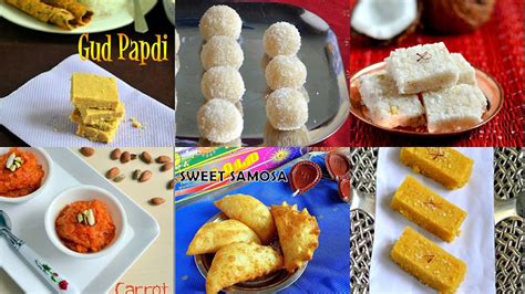 25 EASY DIWALI SWEETS RECIPES/INDIAN DEEPAVALI SWEETS | Chitra's Food Book