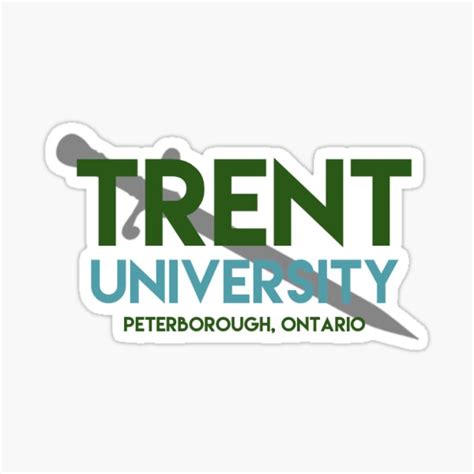 "Trent university with excalibur " Sticker by alysilverberg | Redbubble