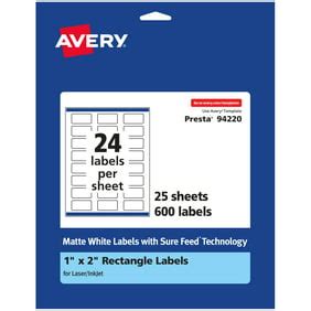 Avery 8665 Clear Full Sheet Labels, 8-1/2" x 11", 25 Labels - Walmart.com