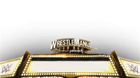 WRESTLEMANIA 39 Match Card Nameplate by MackDanger1000000000 on DeviantArt