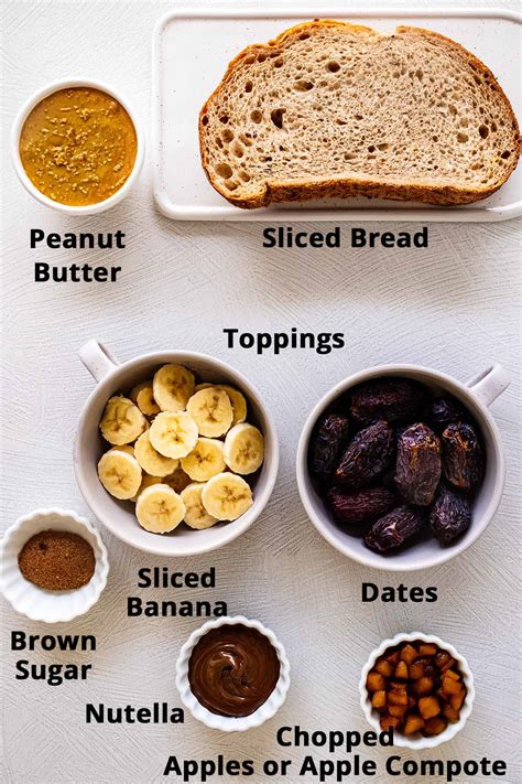 Peanut Butter Toast (With Many Topping Ideas) - Heavenly Home Cooking