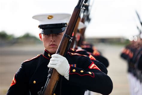 DVIDS - Images - The U.S. Marine Corps Silent Drill Platoon rehearses ...