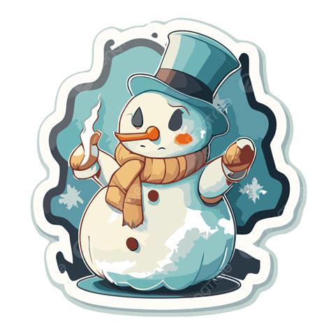 Frosty Snowman Clipart PNG, Vector, PSD, and Clipart With Transparent ...