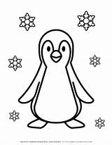 Penguin Coloring Pages sketch template