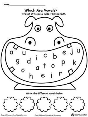 Vowel Letters Worksheets For Kindergarten - Estelle Gimbel's Letter ...