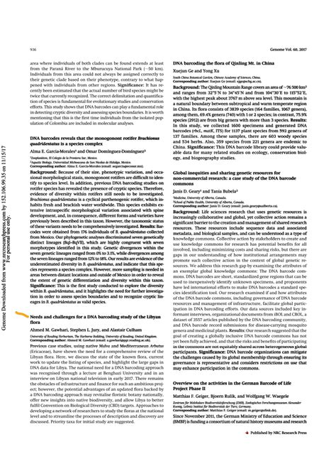 (PDF) Needs and challenges for a DNA barcoding study of the Libyan flora