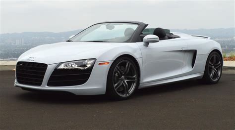 Audi R8 White Convertible - Exotic Cars