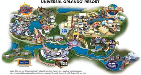 Orlando Universal Studios Florida Map - United States Map