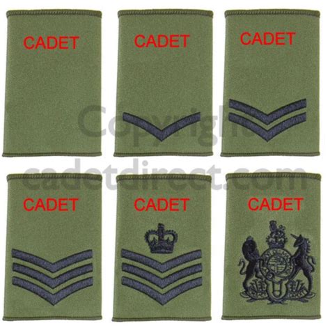 Army Cadet CCF Ranks Badges | Military Patches | Cadet Direct