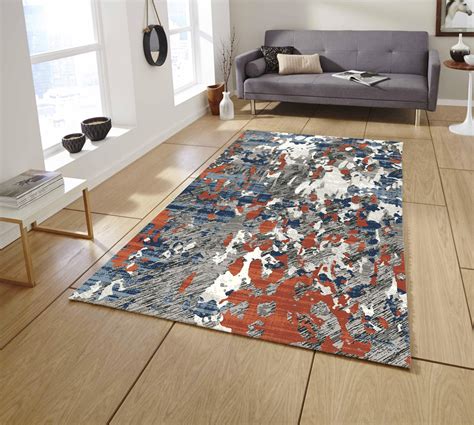 Contemporary Abstract Pattern Area Rugs for Living Room Pierre Cardin Collection, (Bedroom ...