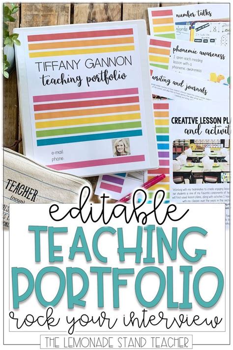 Stand Out in a Teacher Interview: Teacher Portfolios in 2020 | Teaching portfolio, Teacher ...