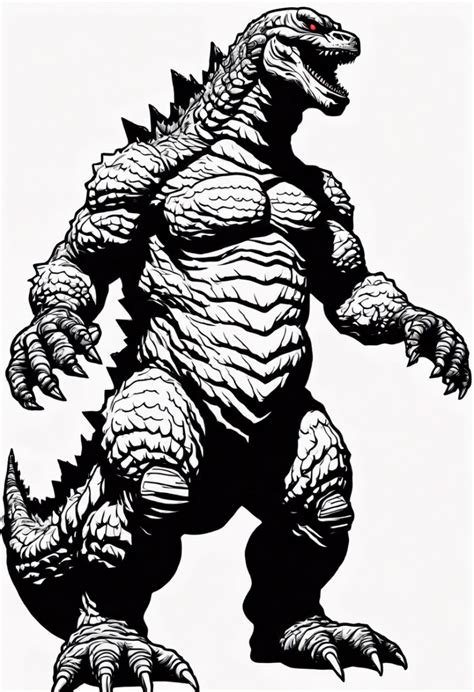 Godzilla, the atomic breath | ColorBliss.art