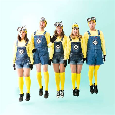 Make Minion Costumes for Your Squad This Halloween | Minion halloween costumes, Diy group ...