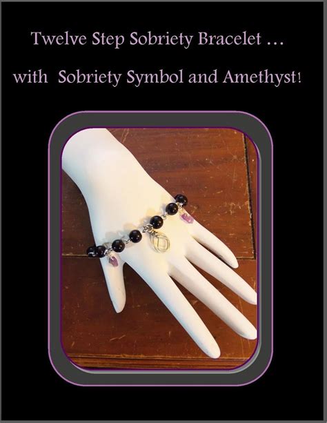 Buy a Custom Made Recovery Bracelet, Sobriety Bracelets, Amethyst ...