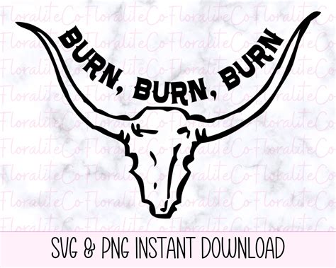 Bryan SVG Bryan PNG Burn Burn Burn Lyrics Country Music - Etsy Canada ...