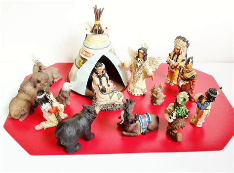 Native American Nativity set | Christmas nativity set, Nativity set ...