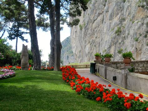 Destination: Fiction: Gardens of Augustus, Capri