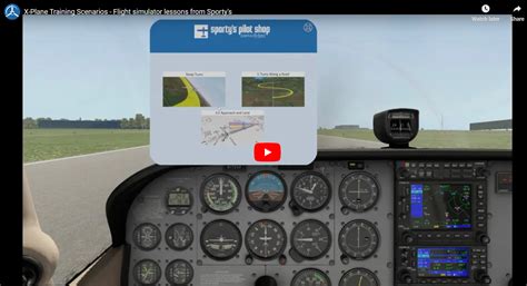 X-Plane Training Scenarios - Flight simulator lessons from Sporty's ...