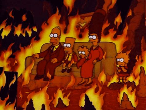 simpsons fire | Fire animation, Cool animations, Animated gif