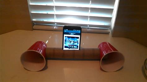 Dixie cup phone speakers! - YouTube