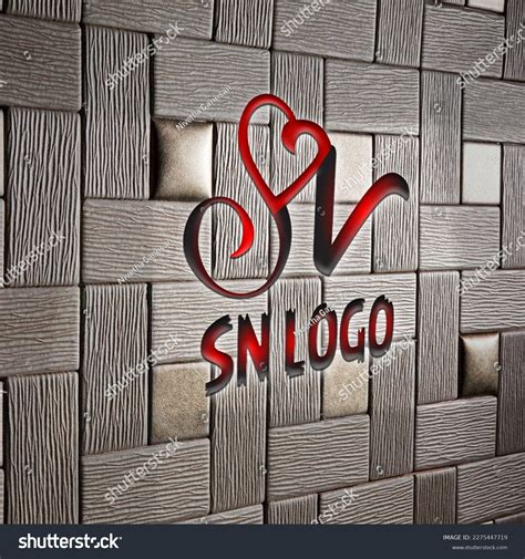 Sn Logo Mockup Interior Design Stock Photo 2275447719 | Shutterstock