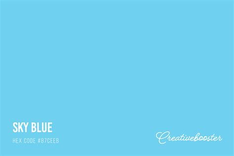 All About Color Sky Blue (Codes, Meaning and Pairings) – CreativeBooster