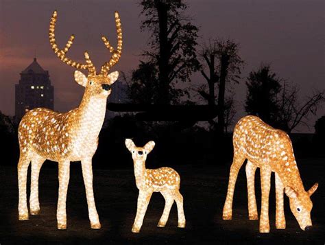 Christmas LED motif light deer family with 3pcs per set | Outdoor ...