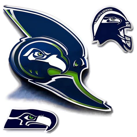 Download Seahawks Logo With Gradient Fill Png 73 | Wallpapers.com